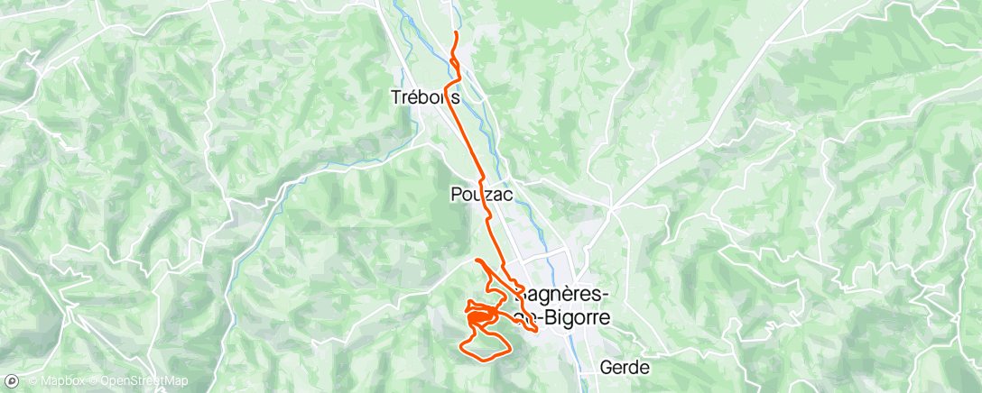 Map of the activity, MTB 🥶