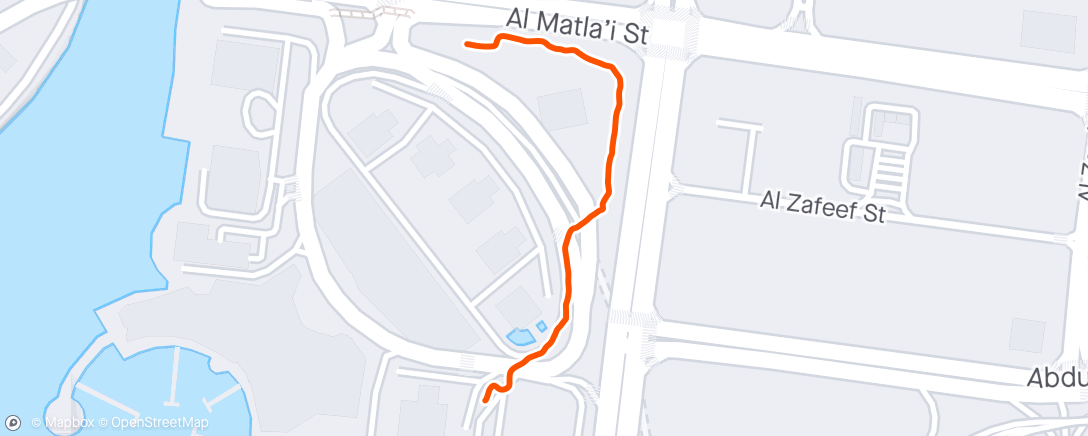 Mappa dell'attività Caminhada matinal