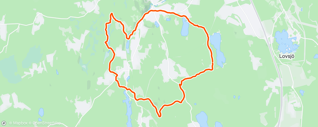 Map of the activity, Morning Trail Run