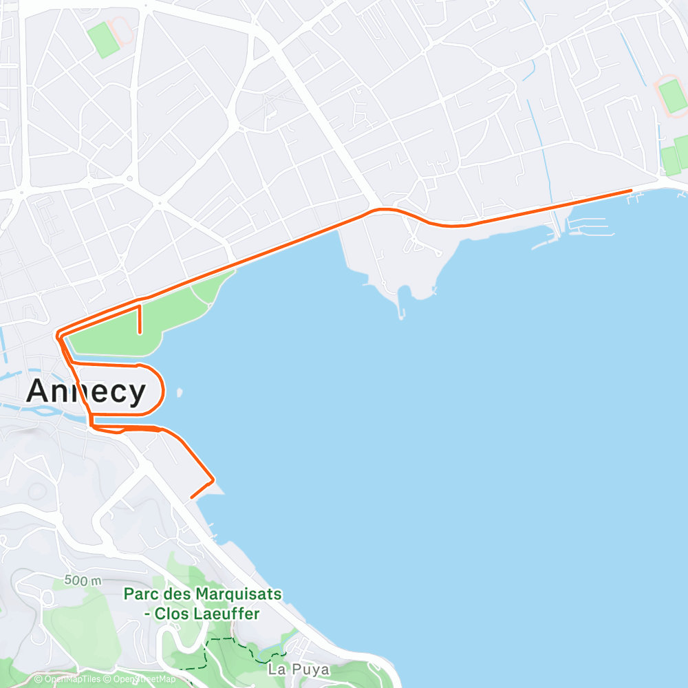 Map of the activity