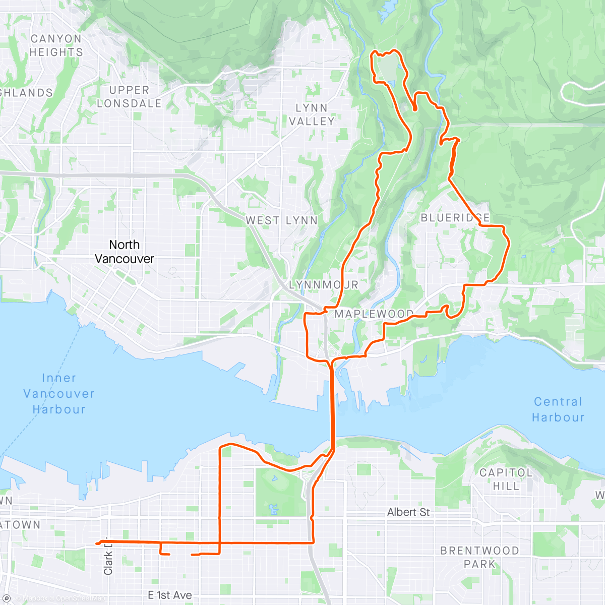 Map of the activity, Landyachtz Thursday arvo Gravel ripper with the squad