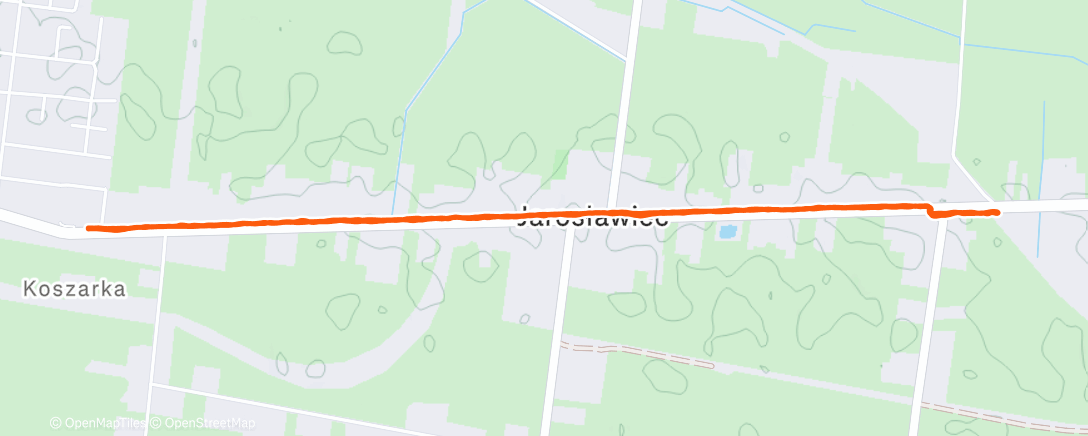 Map of the activity, Evening Walk