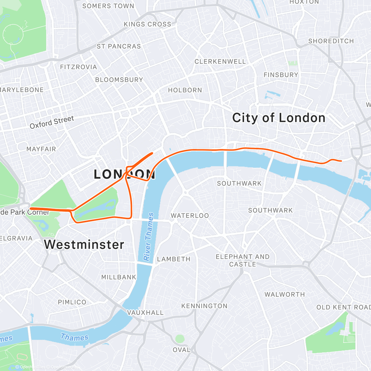 Map of the activity, Zwift - Race: ZEAL Japan Friday Race (B) on Classique in London - 30/31