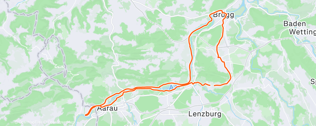 Map of the activity, 🍀IrgendwieKeineLeuteAnDerAare🤷‍♂️