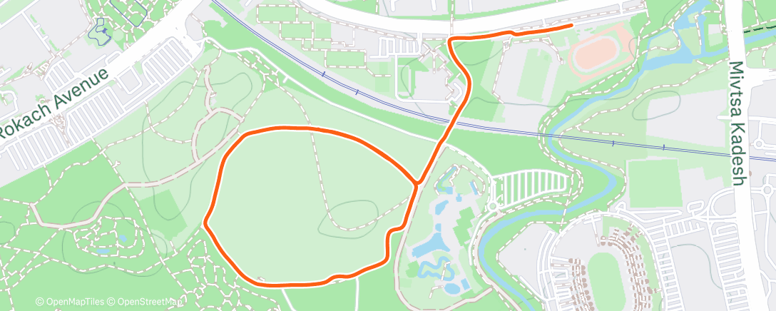 Карта физической активности (Morning Run)