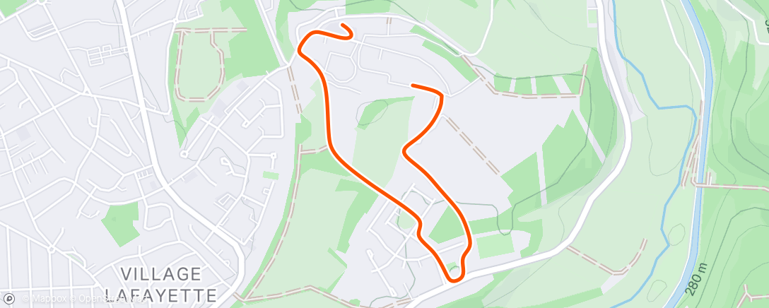 Map of the activity, CAP 2 duathlon 🥈