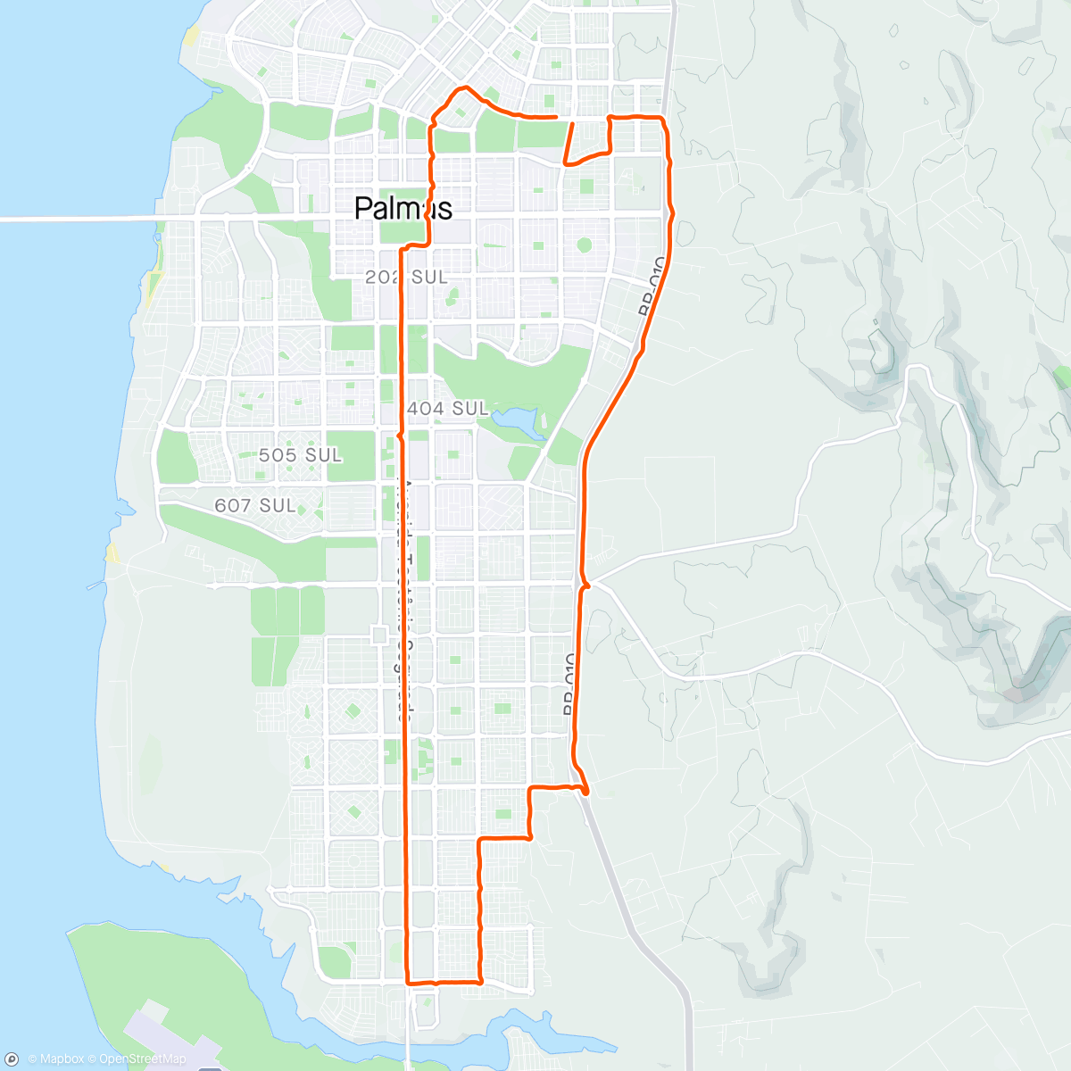 アクティビティ「Pedal com bike anjo」の地図