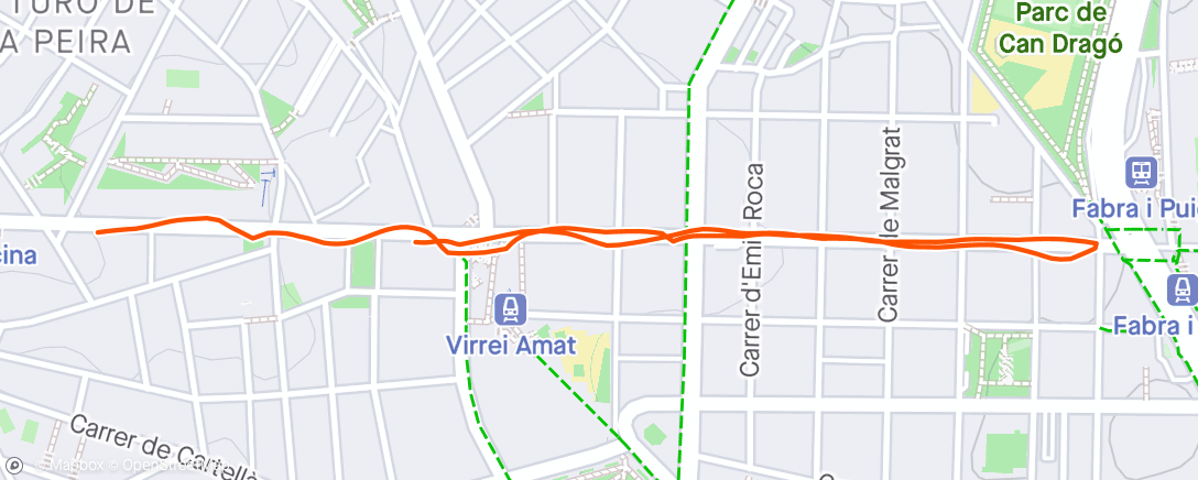 Carte de l'activité Morning Run