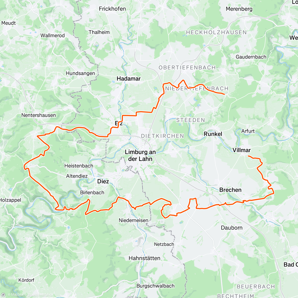 Map of the activity, Taunustaler Xmas Hm Battle