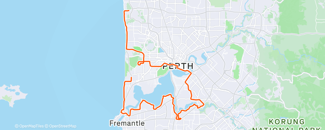 アクティビティ「Morning Ride」の地図