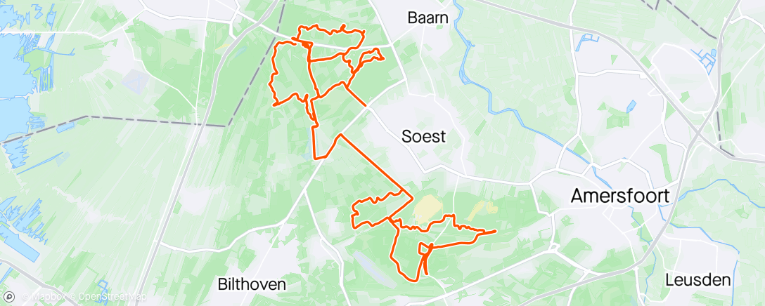 Map of the activity, LV, HV, Soest op wat hoger tempo
