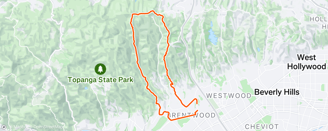 Map of the activity, Afternoon Ride