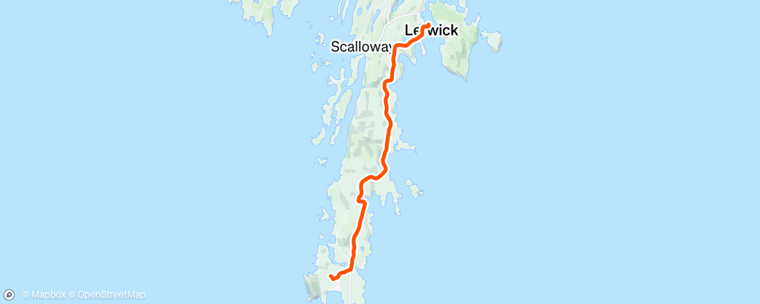 Map of the activity, Afternoon Ride