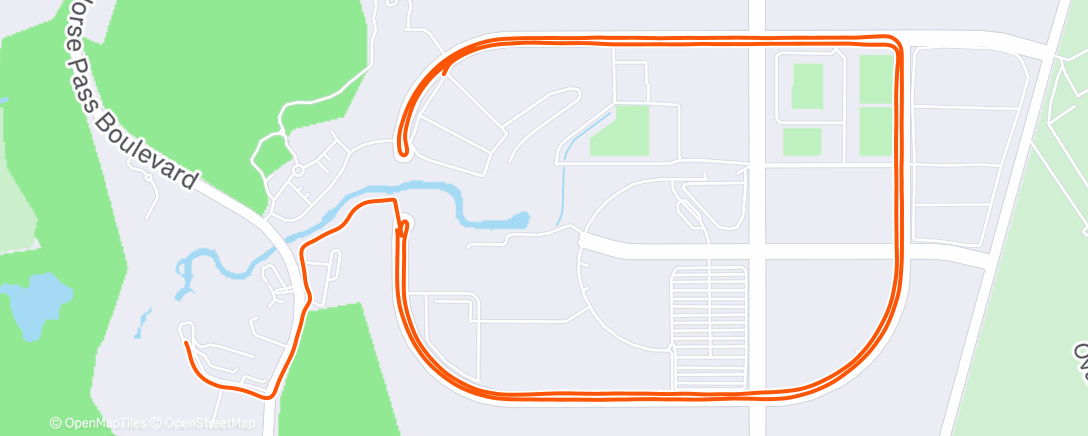 Map of the activity, course preview