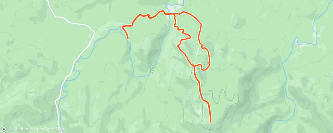 Map of the activity, Трейлраннинг (утро)