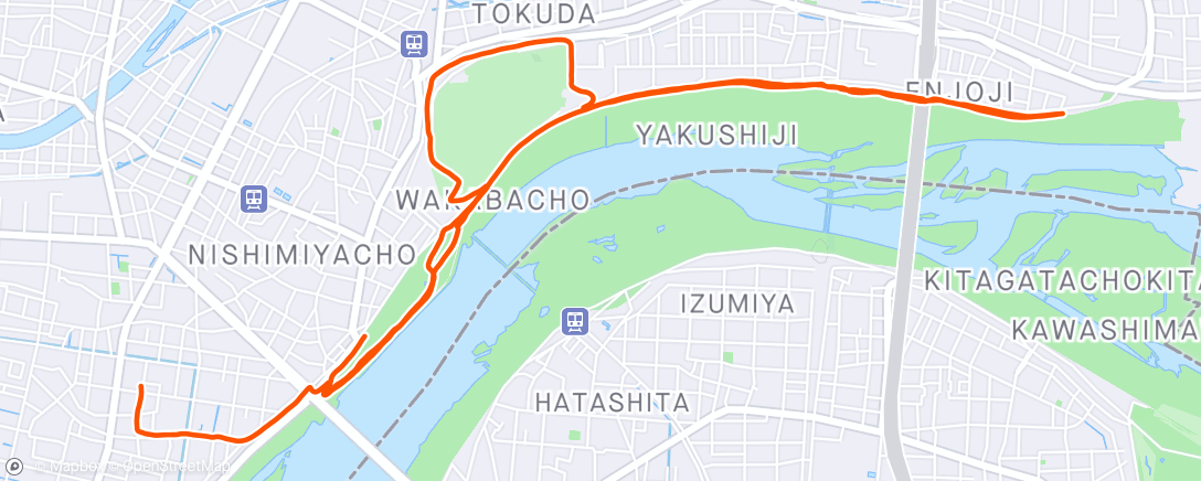 Mapa da atividade, 笠松