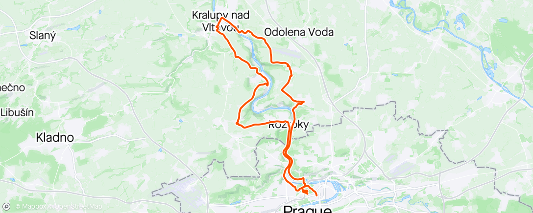 Map of the activity, Jedna páteční předpracovní..