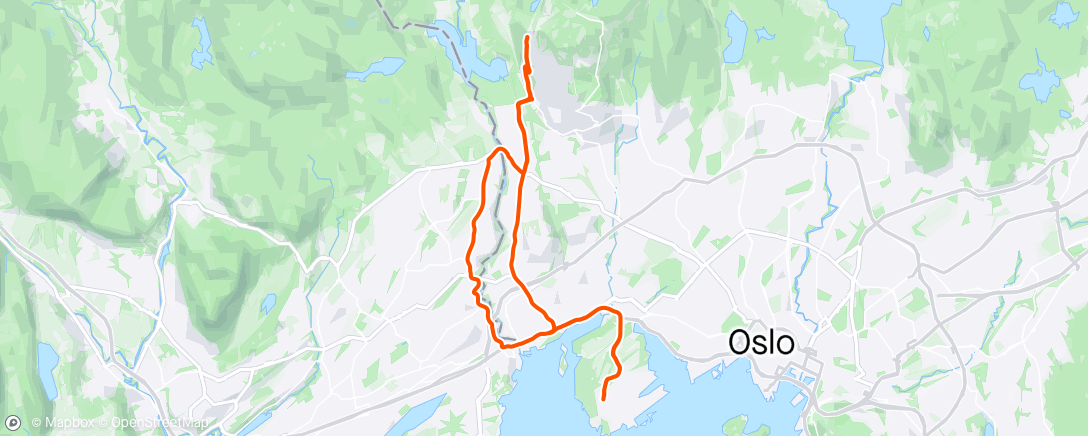Map of the activity, OB fredag