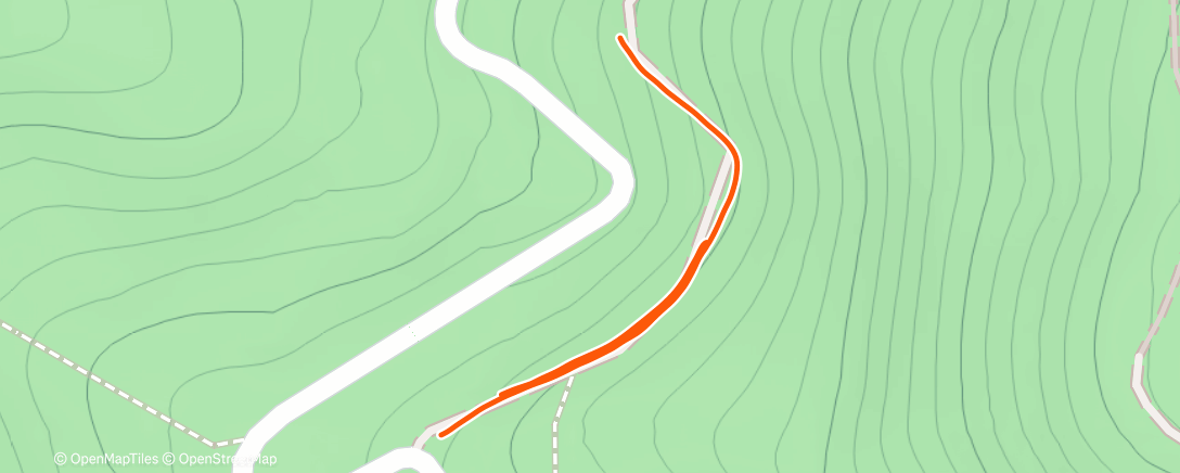 Map of the activity, Morning Trail Run