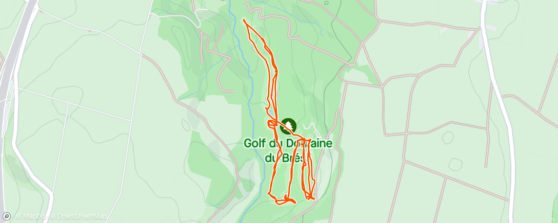 Map of the activity, Golf ⛳️ Parcours 18 trous