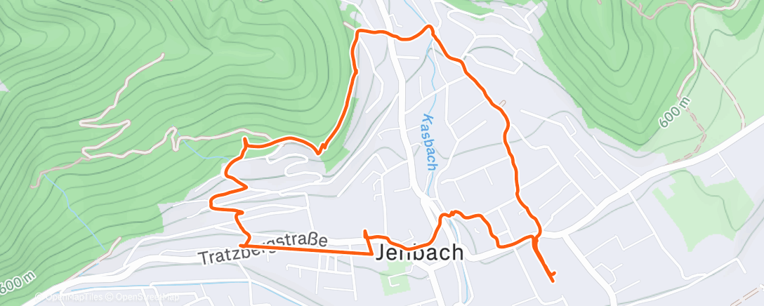 Map of the activity, Weihnachts Spaziergang