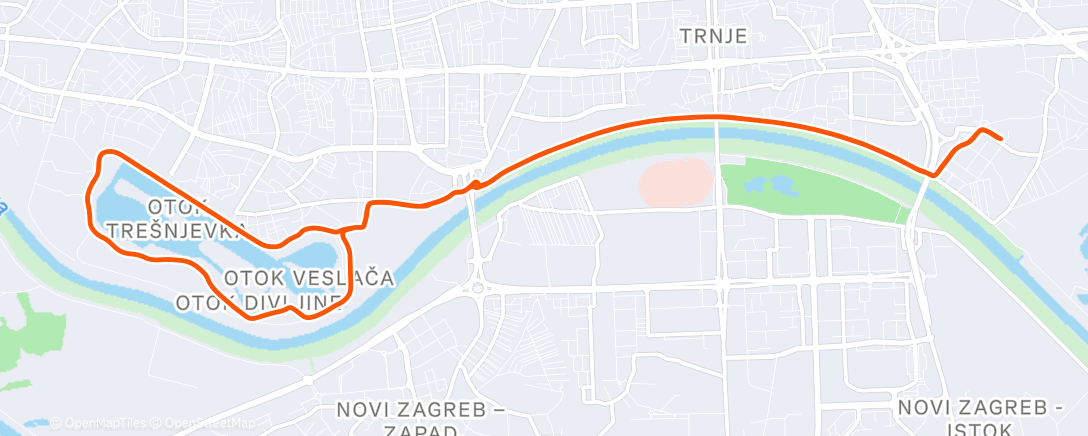 Карта физической активности (Morning Run)