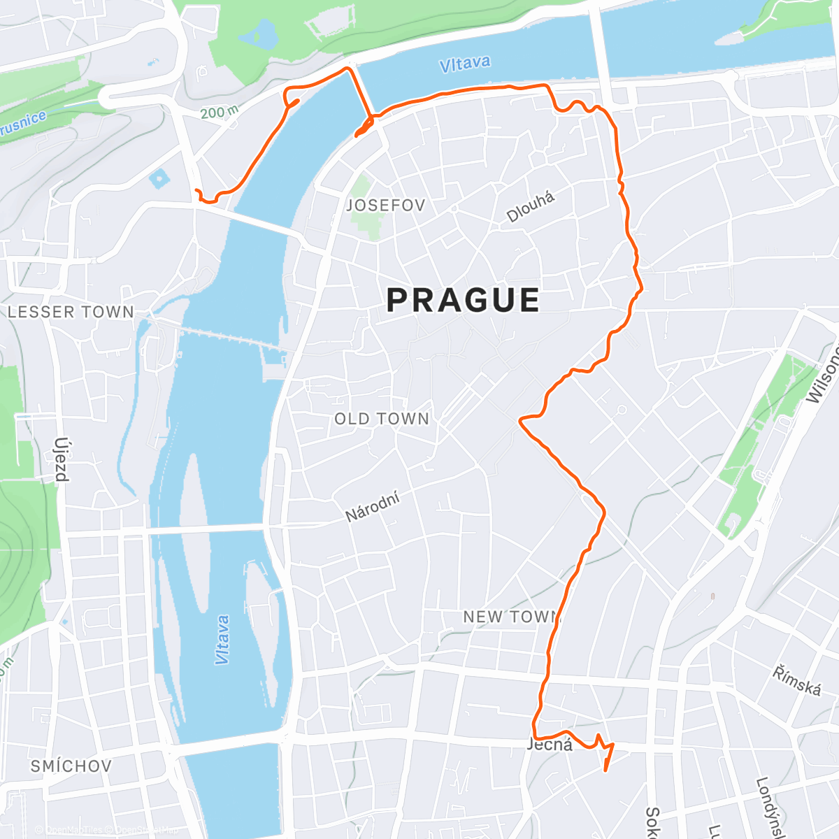 Map of the activity, One last wander