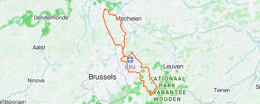 Map of the activity, CTDA Vrebos