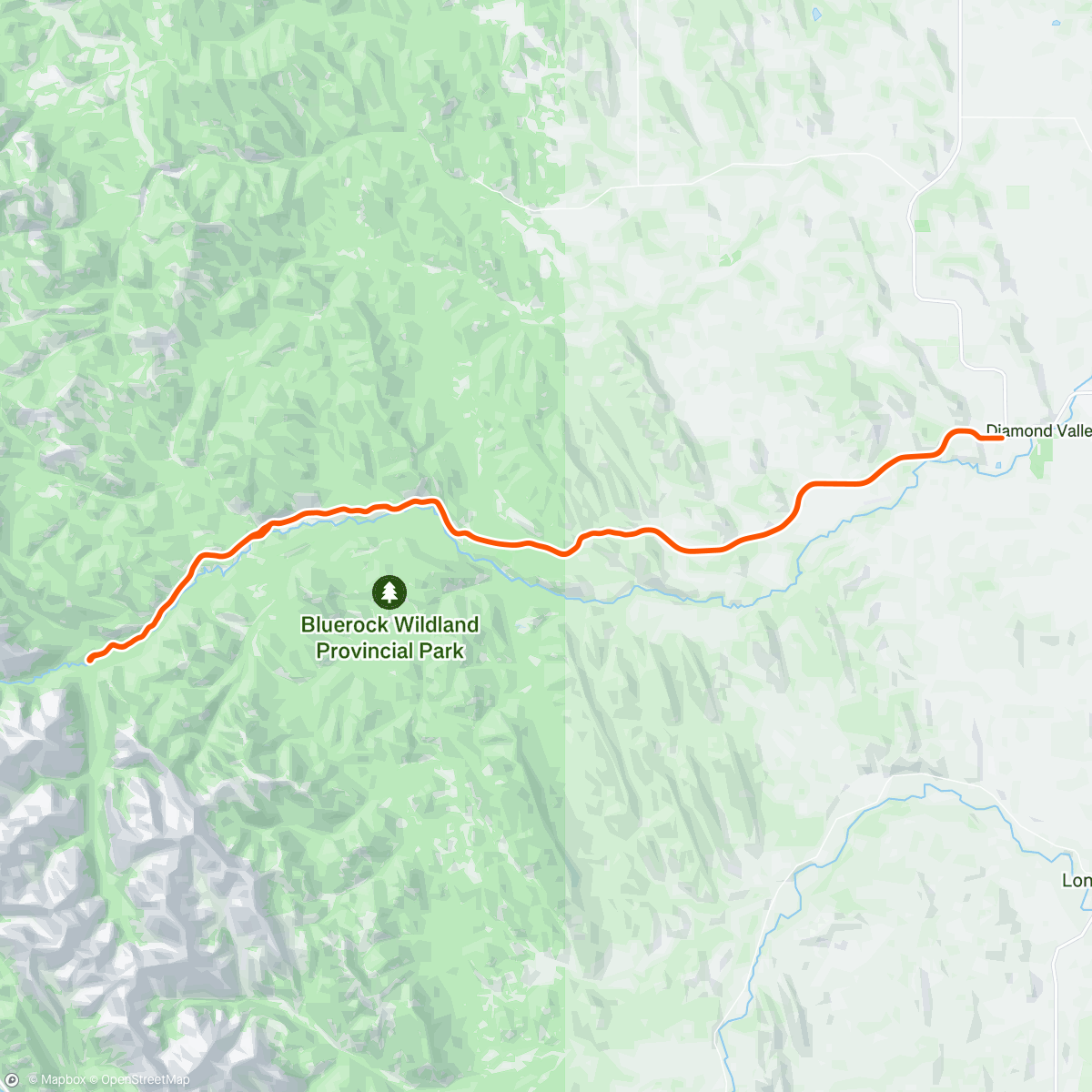 Map of the activity, Bears, mountain goats, closed road and sunny days!