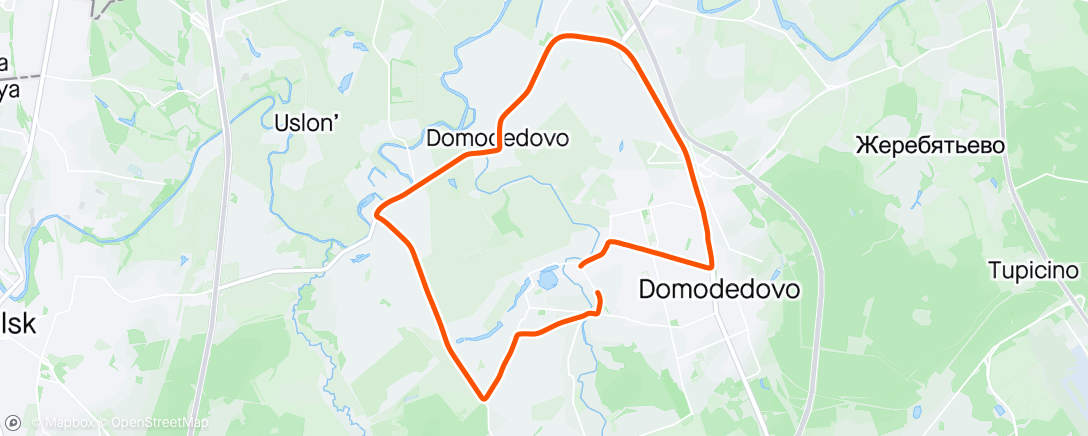 Map of the activity, Ночной заезд