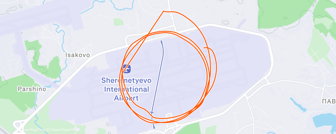 Карта физической активности (Morning Run)