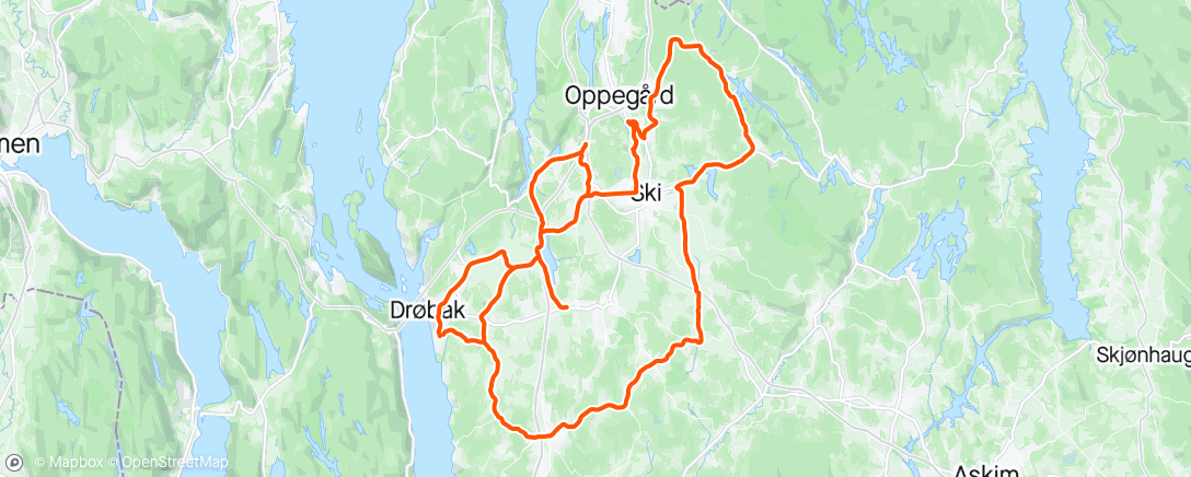 Map of the activity, Første turen helt smertefri 🥹
