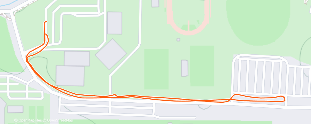 Map of the activity, Afternoon Walk