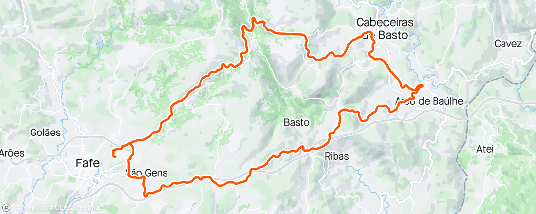 「Lameira, Arco, Cabeceiras, Fafe.」活動的地圖