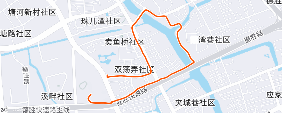 Map of the activity, 傍晚行走
