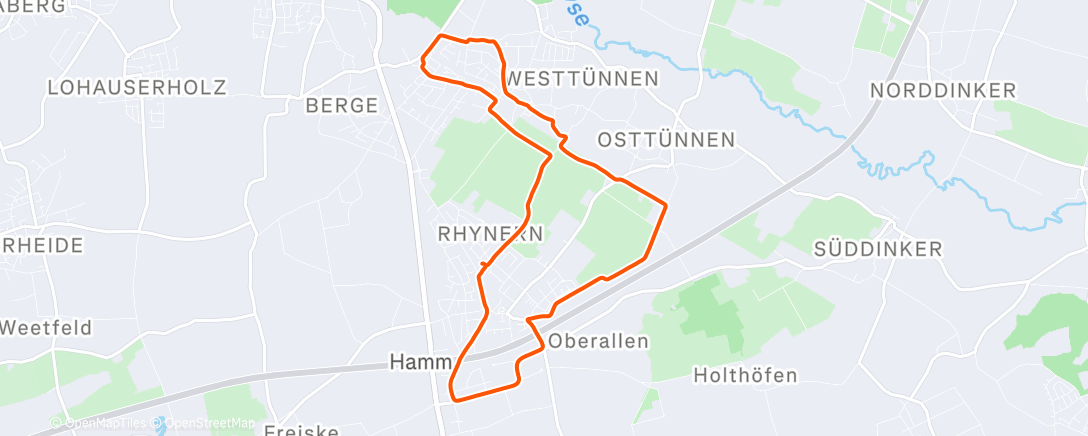 Map of the activity, Aerobic base