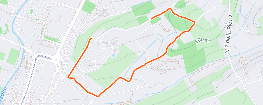 Map of the activity, Getting back into running i think