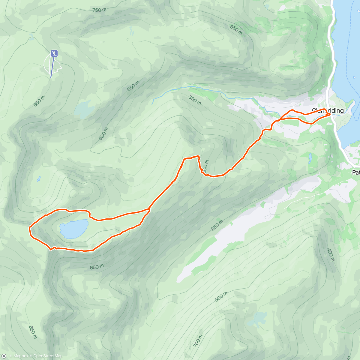 Mapa da atividade, 3 Peaks training - Helvellyn ⛰️