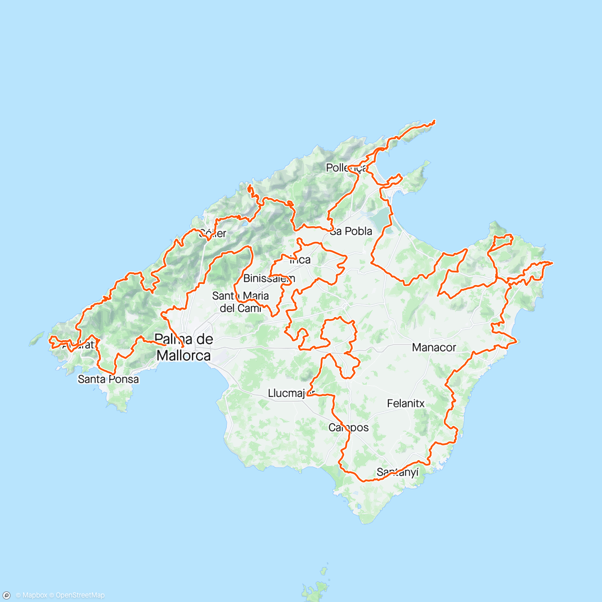 Mapa de la actividad (🥉Termes 53… una vueltecita por Mallorca!)