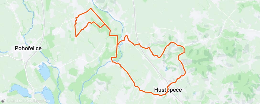 Map of the activity, Morning Ride