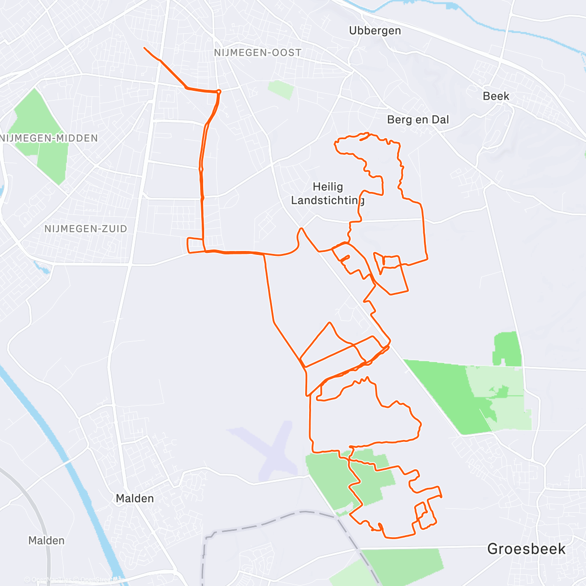 Map of the activity, Lekker Last Dance