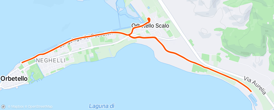 Map of the activity, Aading miles by feeling