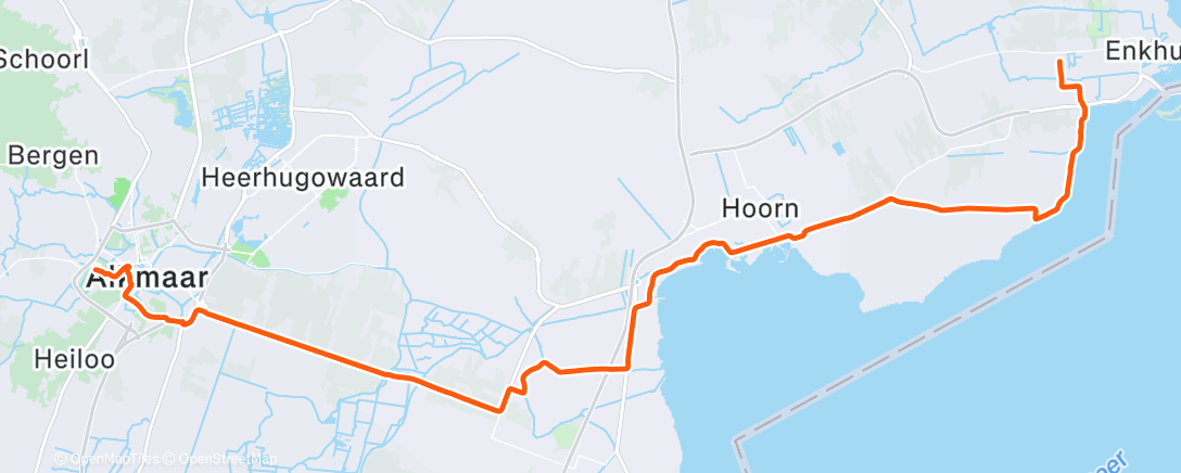 Map of the activity, Wielersport