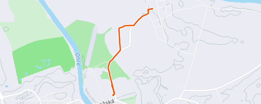 Map of the activity, Lunch Walk