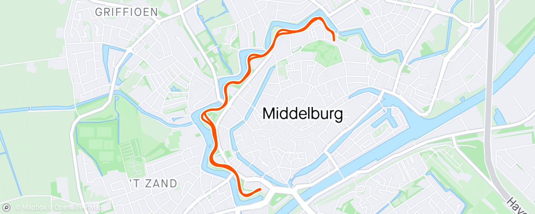 Map of the activity, Rondje hobbelen met de fam. uit Utrecht