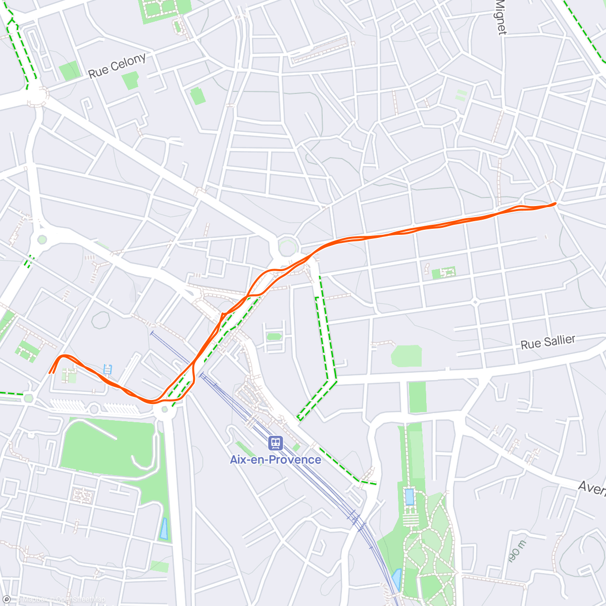 Map of the activity, Piti run 🏃🏻‍♀️