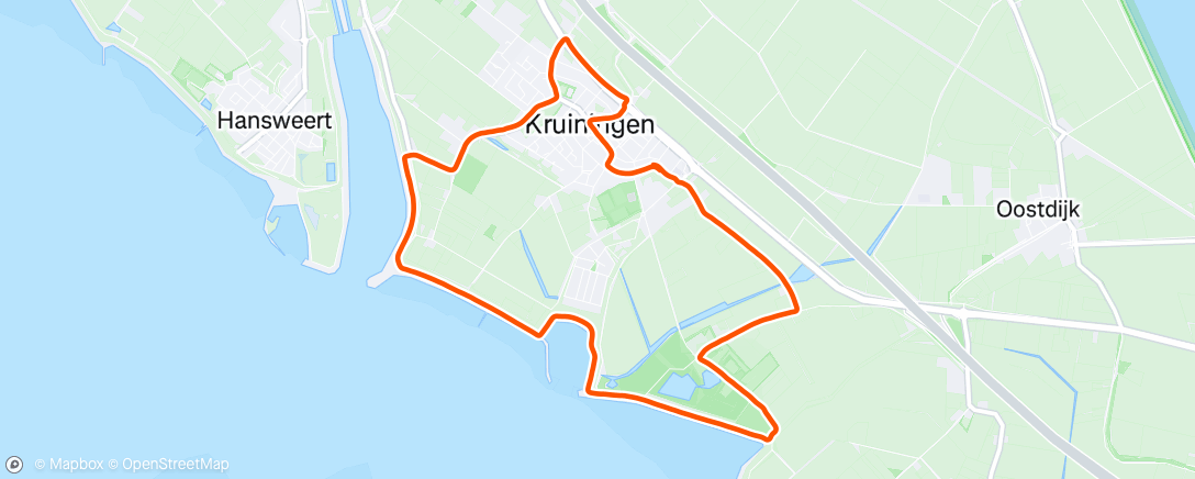 Map of the activity, Ochtendloop 🏃🏽‍♂️‍➡️