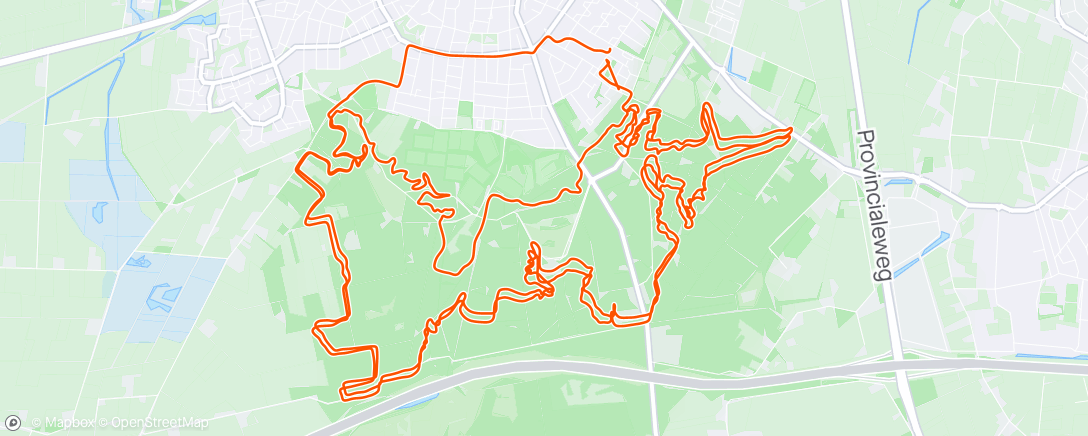 「Avondrit op mountainbike」活動的地圖