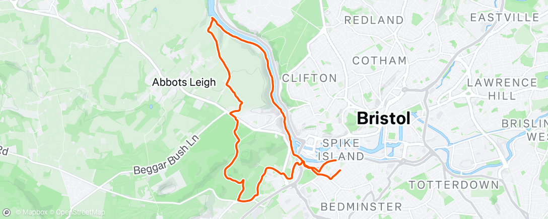 Map of the activity, Morning Ride