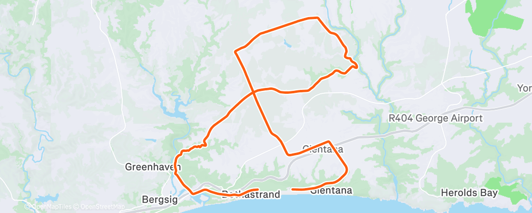 Map of the activity, Mountainbike-Fahrt am Morgen